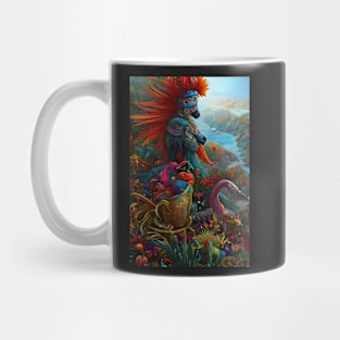 Chambala Waters of Paradise Surrealist painting like digital art of The Sea of Chaos Surrealist style Mug